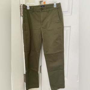 JCREW • WOMENS • 4 • GREEN KHAKI PANTS